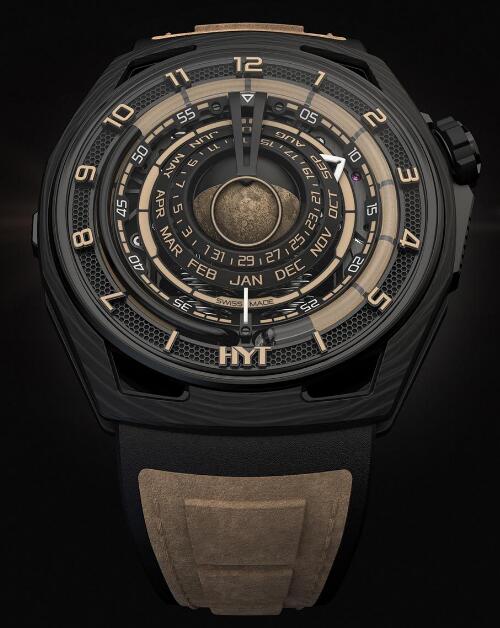 Replica HYT Moon Runner Desert H02984-A Watch